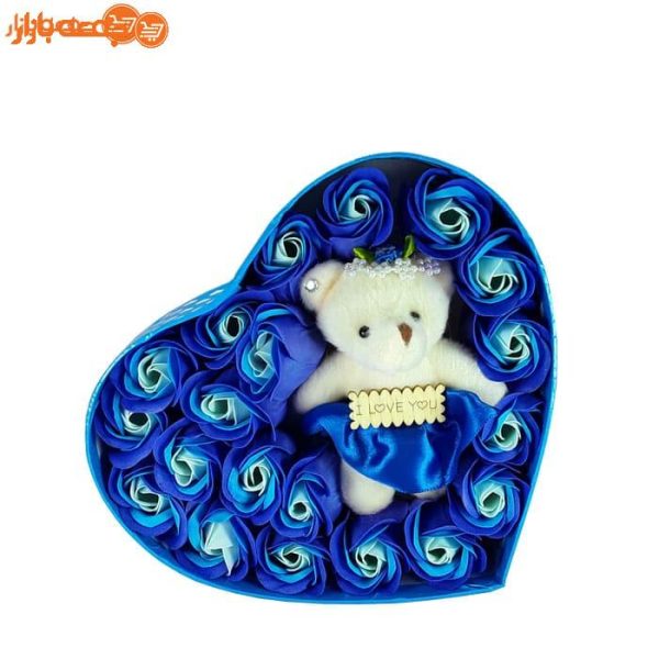 پکیج گل صابونی عروسک دار