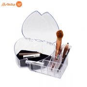 استند لوازم آرایش طرح قلبی