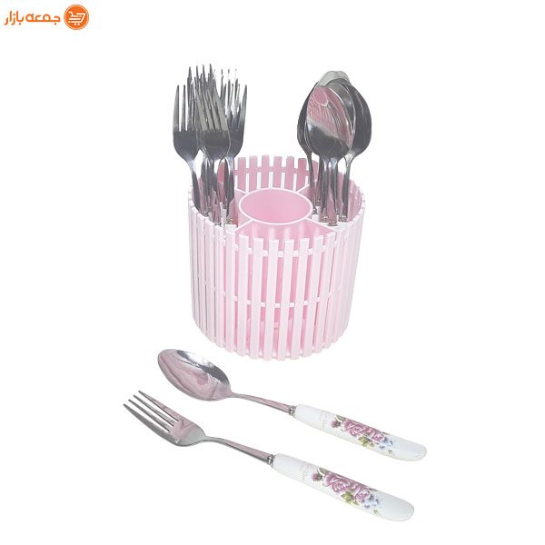 جا قاشق چنگال نرده ای گرد