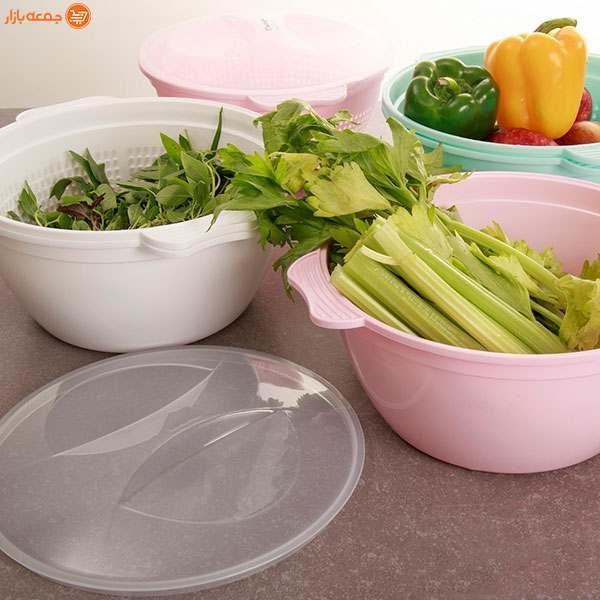 لگن و آبکش دربدار آبتین