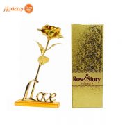 گل طلا با استند لاو