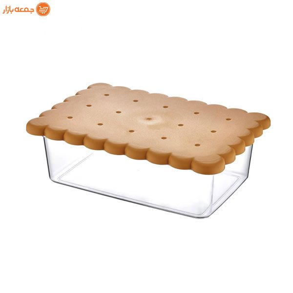 ظرف بیسکویت خوری درب دار مرسه