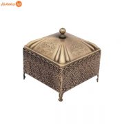 قندان پیوتر پایه دار مدل مربع