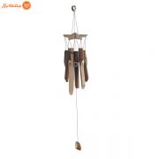 آویز چوبی بادزنگ مدل ستاره